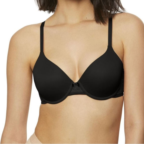 NWT WonderBra Eco Pure Black Underwire Bra 36C - Picture 1 of 12